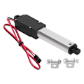 Pikkukuva 1 / 5: Mini Sähköinen Lineaaritoimilaite Vedenpitävä Mikro Pieni Liike DC12V 50mm Isku Robotti DIY-voima 30N Nopeus 30mm/s
