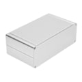 Miniatyrbillede 4 af 5: Aluminium Elektrisk Boks Vandtæt Samledåse Kabinet Split Type til DIY Sølv 62x178x100mm
