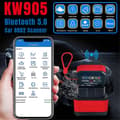 KW905 V1.5 OBD2 Skannerit Bluetooth 5.0 Android/IOS Auton Diagnostiikkatyökalu Vikakoodinlukija B