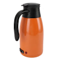 Miniatyrbilde 5 av 5: Bil Vannkoker 180W 1400ml Varmtvannsbereder Oransje Rustfritt Stål Lekkasjesikker 24V Vannkoker for Biltur Reise Arbeid
