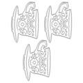 Miniatyrbillede 3 af 5: Tekop Udskæringsforme Praktiske Holdbare Robuste Simple Slanke Metalstencilforme
