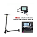 Miniatyrbild 2 av 5: 36V 350W Vikbar Scooter Controller Kit Elektrisk Scooter Controller LCD-display Broms Gasreglage Set