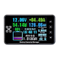 Miniatyrbilde 1 av 5: VA9910 3.5In 8-120V/0-300A Digital Voltmeter Amperemeter Batterikapasitetsindikator Hall Coulomb Meter Tester Strømdetektor