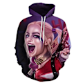 Miniatyrbild 1 av 5: 3D-tryckt mode för män och kvinnor, långärmad ytterkläder, streetwear, O-ringad tryckt hoodie style 1 XXXL