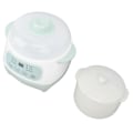 Miniatyrbilde 5 av 5: 200W 1L Slow Cooker med keramisk innergryte, tidsinnstilling, grønn, jevn oppvarming, elektrisk slow stew-koker for matlaging, EU-plugg 220V