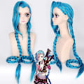 Miniatyrbild 1 av 5: Snabb Leverans Lol Jinx Cosplay Jinx Cosplay Kostym Uniform Outfits League Of Legend Only Wig L