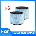 Miniatyrbillede 1 af 5: Til Instant AP200 F200 Filter 3-i-1 HEPA Udskiftningsfiltre HEPA Filter & Højeffektivt Aktivt Kulfilter 2 stk