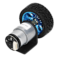 Pikkukuva 4 / 5: Encoder-moottorisarja CW CCW Akseli DC-vaihdemoottorit kiinnikkeellä ja pyörällä tasapainoskoottereihin DC12V333RPM