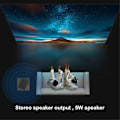 Miniatyrbilde 4 av 5: S30MAX Android Wifi 4K Smartprojektor med WiFi Bluetooth Pocket 4K 9500L Android 10.0 Projektor med EU-plugg Svart