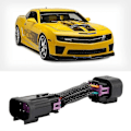 Miniatyrbilde 3 av 3: Bil DRL Hovedlys Tåkelys Plug and Play Adapter Ledningsnett for GM Chevy Camaro 2010-2013 APS