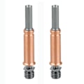 Miniatyrbillede 1 af 5: 2 stk. Bimetal Heatbreak Opgradering Hals til 3 Halser til 3 Hotend 3D Printer Tilbehør