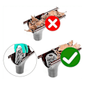 Miniatyrbillede 3 af 5: 6-pak Tagrenderiste, Tagrendenedløbsriste, Aluminium Tagrenderiste Skærmfiltre, Tagrendenedløbsbeskyttere
