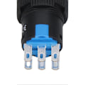 Miniatyrbilde 3 av 5: 25 stk. trykknappbryter for industrielt utstyr med lysskive AC0~240V