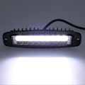 Miniatyrbilde 5 av 5: 18W LED Varsellampe 2800lm Gul Hvitt Lys IP67 Vanntett for Jeep Lastebil Bil SUV