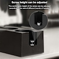 Miniatyrbilde 4 av 5: Kaffe Tamper Stasjon, Espresso Fyllestasjon for 51-58mm Kaffe Tamper Bord med Knock Box for Kjøkken, Restaurant