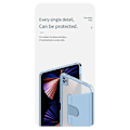 Miniatyrbild 4 av 5: 360° Roterande Tablet Fodral Akryl Anti-Böj Skyddsfodral för 12.9 Tum (2018/2020/2021/2022) Skyddsfodral