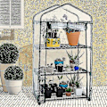 Miniatyrbild 5 av 5: Flower House Mini Hemväxthus Frostskydd Litet Blomskjul Suckulent Inomhus Balkong Utomhus Värmeisolering Plastöverdrag 92X49X69CM