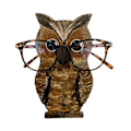 Miniatyrbillede 1 af 5: Brilleskabsdyr Brilleramme Hund Træ Brilleskabs Display Stativ owl