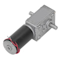 Pikkukuva 1 / 5: DC-vaihdemoottori, mikro, suuri vääntö, nopeuden alennusturbiini, 12 V, kaksoisakseli, itselukittuva, palautuva kierukkavaihdemoottori, 60 RPM