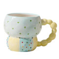 Miniatyrbilde 1 av 5: Keramisk Kopp Farge Kaffekopp Husholdningskopp Frokostkopp Melk Kaffe Te Fruktjuice Havre Vannkopp, C