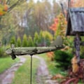 Miniatyrbillede 3 af 5: Flyvemaskine Vindmølle Udsøgt Form Rustfri Metal Flyvemaskine Vindmølle Dekorativt Fly Spinner Havestik Fødselsdagsgave