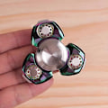 Pikkukuva 4 / 5: Senior Alumiinioksidi Metallinen Fidget Spinner Ruostumaton Teräs Messinkipinnoitus Timanttikiillotus 606 Hiljainen Laakeri Sormi Fidget Gyro Colorful