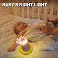 Miniatyrbillede 4 af 5: Kattepote Natlampe med Auto-Sluk Timer Blødt Lys Flicker Fri Dæmpbar Sødt Design Børn Kattepote Natlampe Skrivebordsindretning