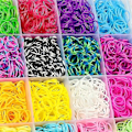 Miniatyrbillede 4 af 5: DIY Håndlavede Elastikker Væveværktøjskasse Armbåndssæt Legetøj til Strikning Elastiske Kunsthåndværk Perlelegetøj Piger
