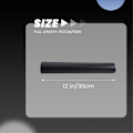 Pikkukuva 5 / 5: 4 kpl 12X60 tuuman mattamusta vinyylikalvo auton tee-se-itse -tarra