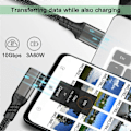Miniatyrbilde 5 av 5: Link-kabel for Quest 2 VR USB 3.2 Hurtigladekabel Dataoverføring Raske Ladinger VR Headset Tilbehør, 1 Meter