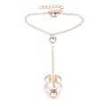 Miniatyrbild 1 av 5: Dam Ring Armband Enfärgad Legering Geometrisk Rhinestone Inlagd Dam Kedjering för Bal