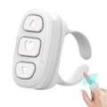 Miniatyrbillede 2 af 5: Trådløs Fingertip Fjernbetjeningsring Bluetooth Ring Scroller Sidevender Stabil Forbindelse Trådløs Sidevender Hvid