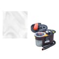 100 ST Vacuum PE Platta Påsar för VS100 VS101 VS100C MessMaster Portabel Våt- och Torrdammsugare Tillbehör