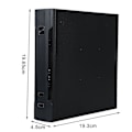 Pikkukuva 5 / 5: Tietokonekotelo pidikkeellä, joka tukee THIN-ITX-emolevyä USB 2.0 Wi-Fi COM Kannettava Mini HTPC Pöytäkoneen runko PC-tarvikkeet
