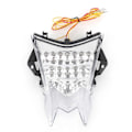 Miniatyrbillede 1 af 5: LED Baglygte Enhed Kørelys Blinklys Gennemsigtig Linse Passer til S1000R/S1000RR/HP4