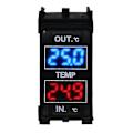 Miniatyrbild 3 av 5: Bil Intern och Extern Temperaturvisning Dubbel Temperatursensor för X-Rail Sunny NV200 Teana