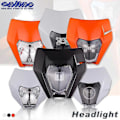 Miniatyrbilde 2 av 4: Motorsykkel LED Frontlykt Hovedlykt For Ktm Exc Excf Sxf Xc Xcw Xcf Mx Dirt Bike Universal Enduro Supermoto Kåpe F LED White