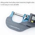 Miniatyrbillede 3 af 5: Digital Mikrometer, Professionelle Tomme/Metriske Måleværktøjer 0,00005 tommer/0,001 mm Opløsning Tykkelsesmåler