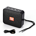 Pikkukuva 1 / 5: 166 Mini Kannettava Langaton Bluetooth-kaiutin, Monitoiminen Kannettava Mini Kaiutin Tukee USB TF-korttia FM-radiota Musta