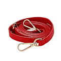 Miniatyrbild 1 av 5: Justerbar Lång Läder Crossbody Axelväska Ersättningsrem Handväska Bälte Big Red Gold Button