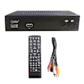 Miniatyrbilde 1 av 5: DVB T2 HEVC 265 Digital TV-tuner DVB-T2 265 1080P HD Dekoder USB Terrestrisk TV-mottaker EPG Set Top Box, EU-plugg