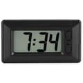 Portabel Klocka LCD Digital Bordsbil Instrumentbräda Skrivbord Elektronisk Klocka Datum Tid Kalender Display Instrumentbräda