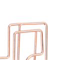 Miniatyrbillede 5 af 5: 100 stk. Papirclips Multifunktionelle Innovative Søde Form Rustfri Elektropletterede Metal Papirclips til Dokumentklassificering