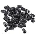 3mm LED 50 st LED-sockel Diodfäste Nylon Svart Clip Bezel Montering Användbar