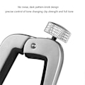 Miniatyrbild 3 av 5: Högkvalitativt Gitarr Capo Vred Ukulele Violin Bas Capo Gitarrtillbehör Musikinstrument Silver