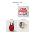 Miniatyrbillede 2 af 5: 3D-printmaterialer PLA-materialer 1,75 mm/1 kg 3D-printerfilament 1 kg spole 3D-printertilbehør, grå