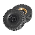 Miniatyrbillede 5 af 5: 4 stk. 1.0 Messing Hjulnav til 1/18 TRX4M SCX24 RC Bil Opgraderingsdele