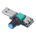 Miniatyrbild 1 av 5: USB Fläkthastighetskontroller Volymkontroll Justeringskort Hastighetsjustering Lågbrusmodul