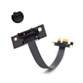 Miniatyrbillede 2 af 5: PCIE PCI Riser PCI-E Riser Kort PCIE X1 Forlængerkabel til Bundkort Extender Konverter Adapter