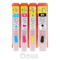 Miniatyrbillede 1 af 5: 4 stk. blækpatroner Sort Blå Magenta Gul Permanent Chip Udskiftning Genopfyldningsblækpatron til HP Officejet 934 935